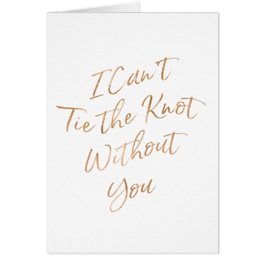 GoldRose "ich kann nicht Krawatte der Knoten ohne (Vorne)