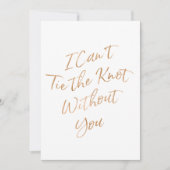 GoldRose "ich kann nicht Krawatte der Knoten ohne Einladung (Vorderseite)