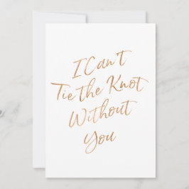 GoldRose "ich kann nicht Krawatte der Knoten ohne Einladung