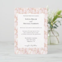 Goldrosé Rosenblüten Florale Hochzeit