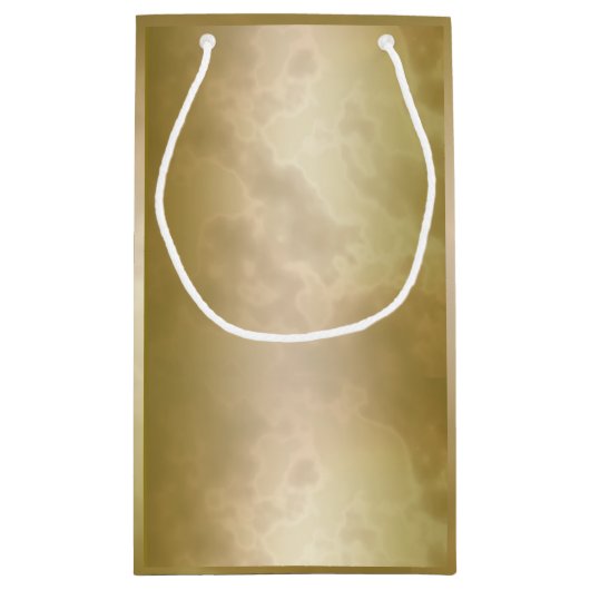 GoldRosen-Marmor klein Kleine Geschenktüte (Rückseite)