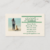 GoldRox Goldens Visitenkarte (Rückseite)