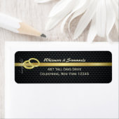 Goldrückgabe-Etikett (Insitu)