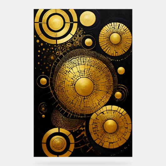 GoldRush 1 Akryllisches Zeichen Acrylschild (Vorderseite)