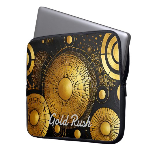 GoldRush 1 Notebook-Fall Laptopschutzhülle (Vorderseite Links)