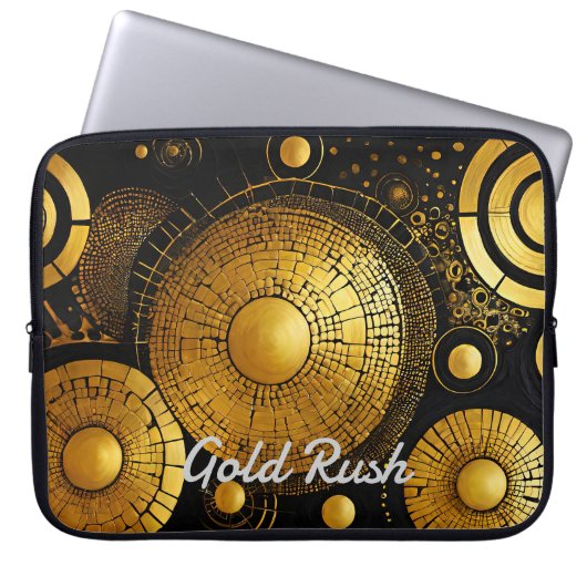 GoldRush 1 Notebook-Fall Laptopschutzhülle (Vorderseite)