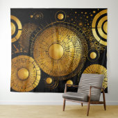 GoldRush 1-Tapestry Wandteppich (Beispiel (Horizontal))