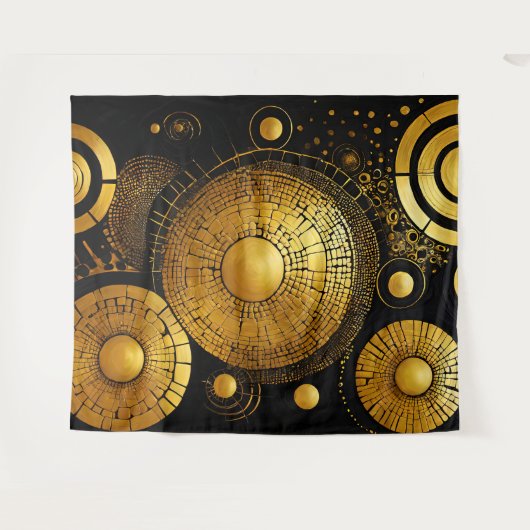 GoldRush 1-Tapestry Wandteppich (Vorderseite (Horizontal))