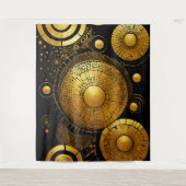 GoldRush 1-Tapestry Wandteppich (Vorderseite)