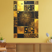 GoldRush 6 Canvas Print Leinwanddruck (Insitu (Wohnzimmer))