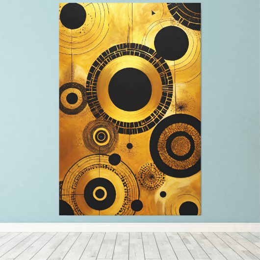GoldRush 7 Canvas Print Leinwanddruck (Insitu (Holzboden))