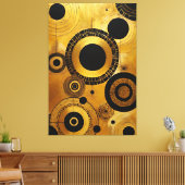 GoldRush 7 Canvas Print Leinwanddruck (Insitu (Wohnzimmer))