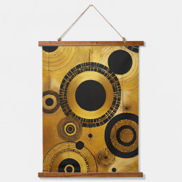 GoldRush 7 Wandteppich Mit Holzrahmen