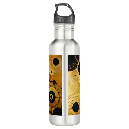 GoldRush 7 Wasserflasche Typ 1 Edelstahlflasche (Rückseite)