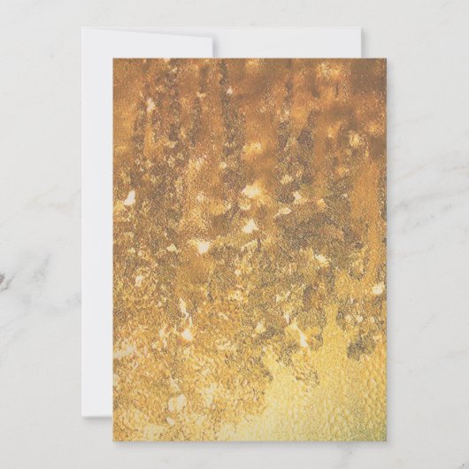 Goldrush Einladung (Vorderseite)