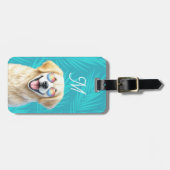 Golds Retriever-Gepäckanhänger Gepäckanhänger (Vorderseite horizontal)