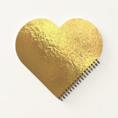 Goldsalon Bougee Glitzer Notizblock (Rückseite)