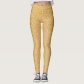 Goldsandy-Glitzer-Muster Leggings (Vorderseite)