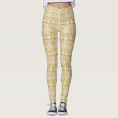 Goldsaummotiv Leggings (Vorderseite)