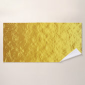 Goldschablone für Textur Badehandtuch (Badehandtuch)