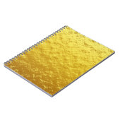 Goldschablone für Textur-Hintergrund Notizblock (Linke Seite)