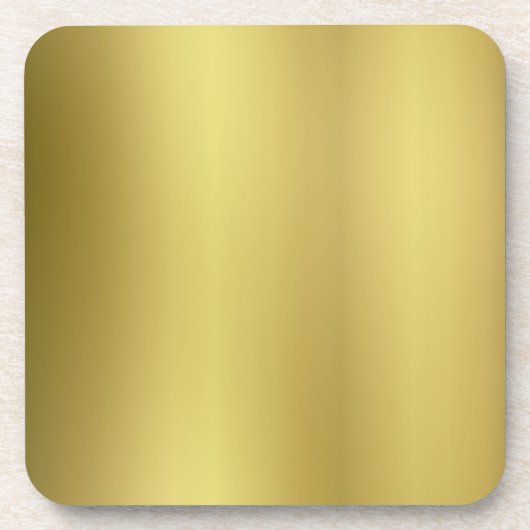 Goldschablonen-freier Raum Getränkeuntersetzer (Vorderseite)