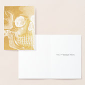 Goldschädel Folienkarte (Anzeige)