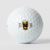 Goldschädel Golfball (Vorderseite)