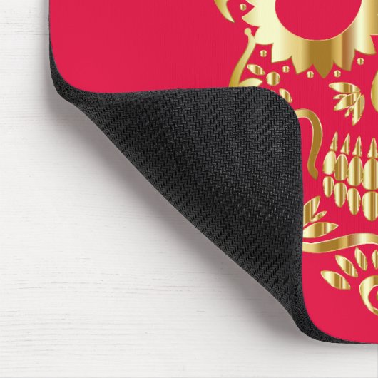 Goldschädel Mousepad (Ecke)