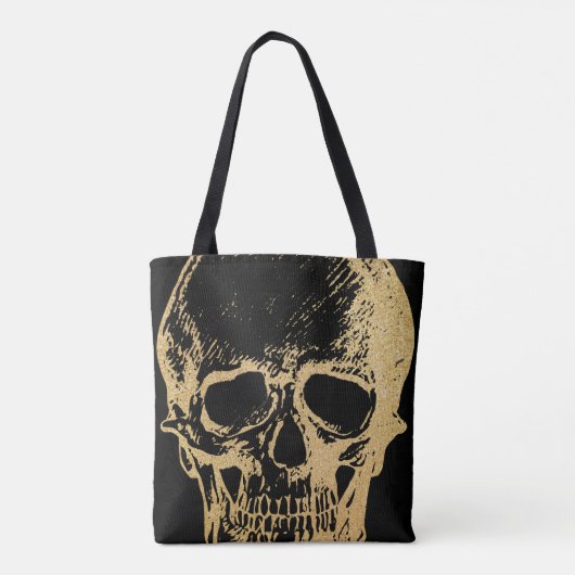 Goldschädel | TASCHE | Schwarz (Rückseite)