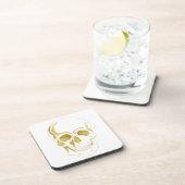 Goldschädel Untersetzer (Rechte Seite)