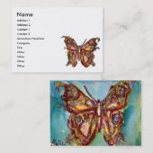 GOLDSCHALTER IN BLAU UND WEISS VISITENKARTE (Vorne/Hinten)