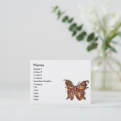 GOLDSCHALTER IN BLAU UND WEISS VISITENKARTE (Stehend Vorderseite)