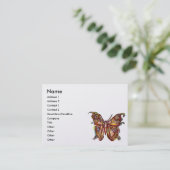 GOLDSCHALTFLÄCHE IN BLAUEN GLITZERN Weißbuch Visitenkarte (Stehend Vorderseite)