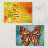 GOLDSCHALTFLÄCHE IN GELBEN GLITZERN VISITENKARTE (Vorne/Hinten)