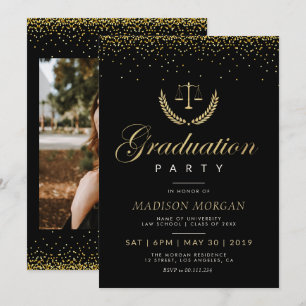 Goldschatz Jurastudium Party Einladung