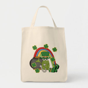 Goldschatz mit Frosch-T-Shirts und Geschenken Tragetasche