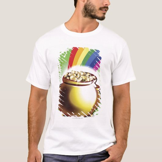 Goldschatz und Regenbogen T-Shirt (Vorderseite)