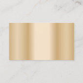 Goldschere Beruflicher Barberholzladen Visitenkarte (Rückseite)