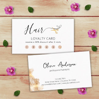 Goldschere Friseur Friseursalon Beauty Salon Treuekarte