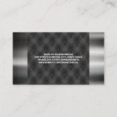 Goldschere | Metallische Trimm Visitenkarte (Rückseite)