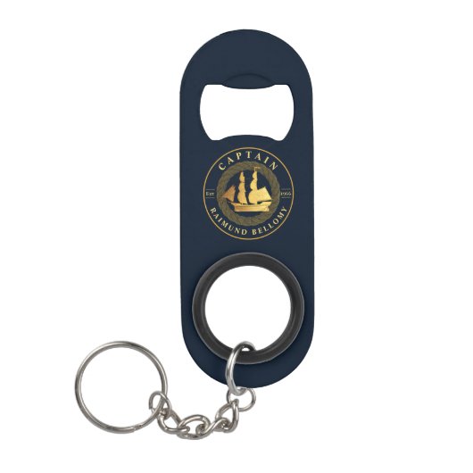 Goldschiff Mini Flaschenöffner (Vorderseite)