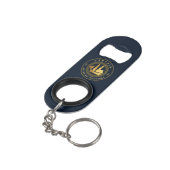 Goldschiff Mini Flaschenöffner (Rückseite Schrägansicht)