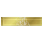 Goldschiff Namensplakette (Vorderseite)