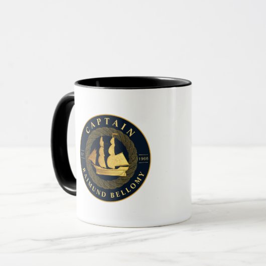 Goldschiff Tasse (Vorderseite Links)