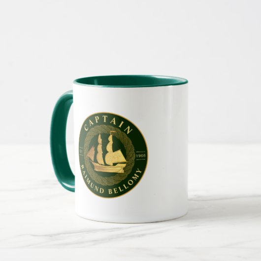 Goldschiff Tasse (Vorderseite Links)