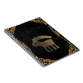 Goldschild Notizblock (Rechte Seite)