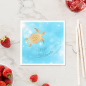 Goldschildkröte | Hawaiianische Weihnachten | Serviette (Beispiel)