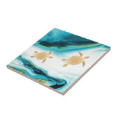 Goldschildkröten, Aquamarin Fliese (Seite)