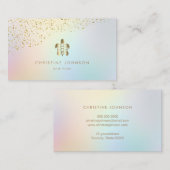 Goldschildkrötensymbol Visitenkarte (Vorne/Hinten)